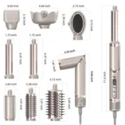 8-in-1 Professional High-Speed Hair Dryer – 1300W
