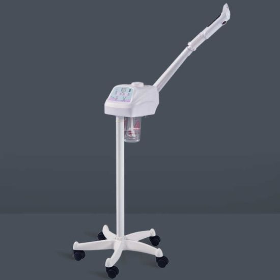 Premium Dual-Voltage Ozone Facial Steamer with Rolling Base