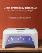 Portable Cordless UV‑LED Nail Lamp with Sensor