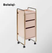 صورة عربة تصفيف شعر خشبية– أثاث صالونات التجميل