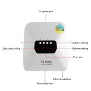 LED Nail Lamp for Gel Curing with Sensor and Timer