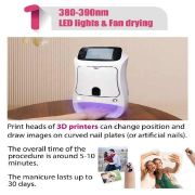 Smart Nail Art Printer with Touchscreen & UV Curing