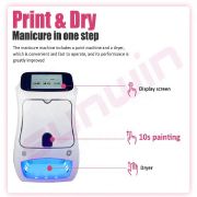 Smart Nail Art Printer with Touchscreen & UV Curing