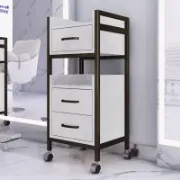 صورة عربة صالون تجميل معدنية