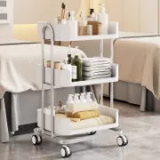 صورة عربة تجميل خشبية احترافية