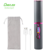 Mini Wireless Portable Flat Iron – USB Rechargeable Travel Hair Straightener
