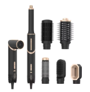 6-in-1 Foldable Hot Air Hair Dryer Brush – 1200W